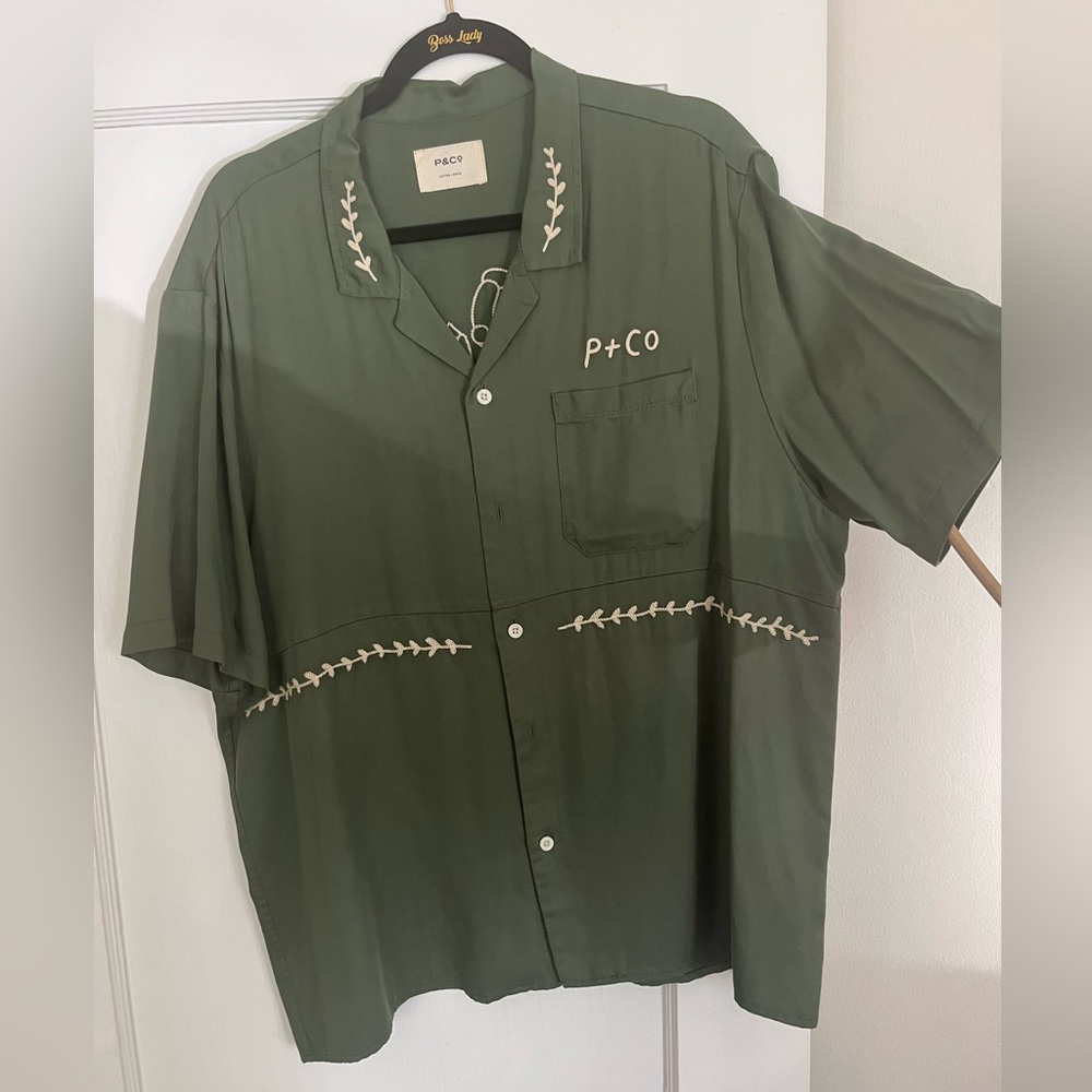 Green Bowling Shirt